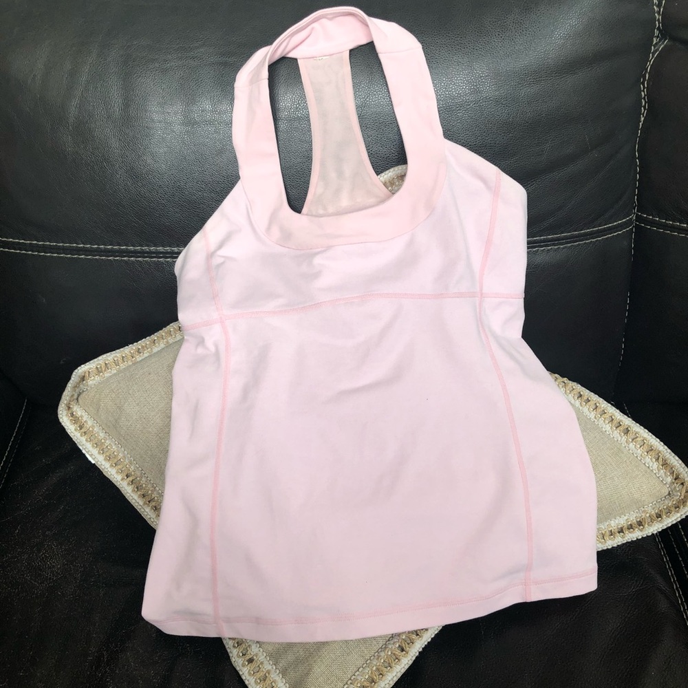 Lululemon Soft Pink Athletic Top Size 12